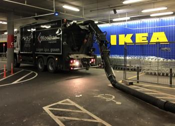 Grondzuigen IKEA Amsterdam