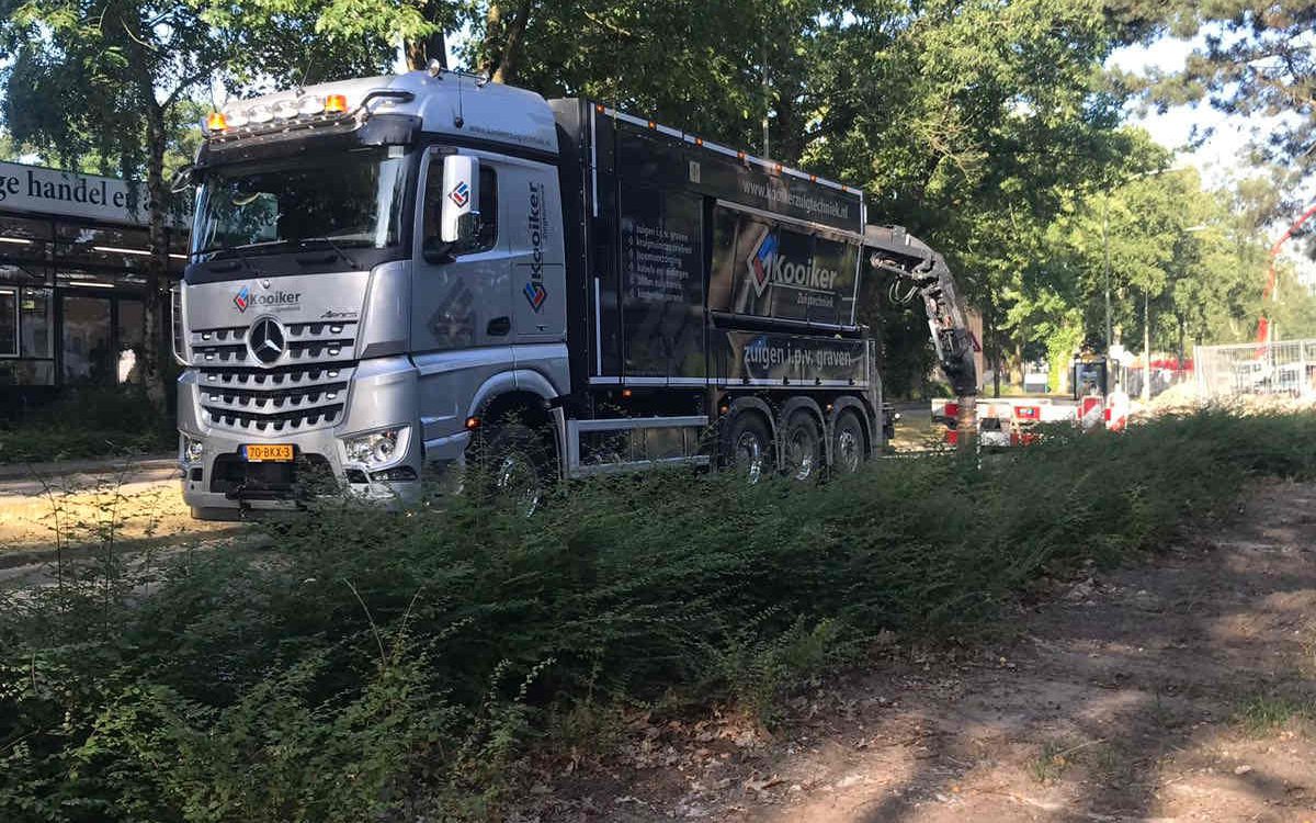 Leegzuigen van Duiker in Emmen