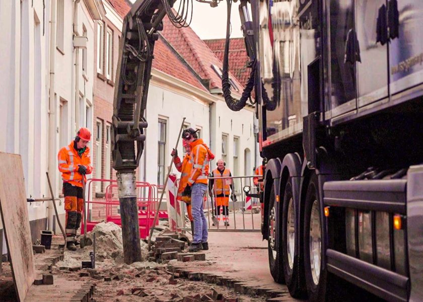 Zandzuigen en grondzuigen