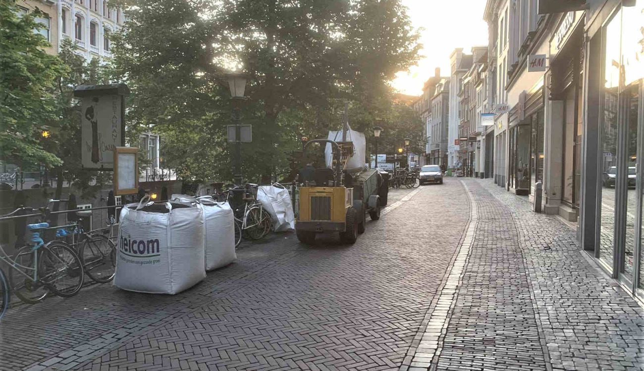 Argex kleikorrels aanbrengen kelder Utrecht