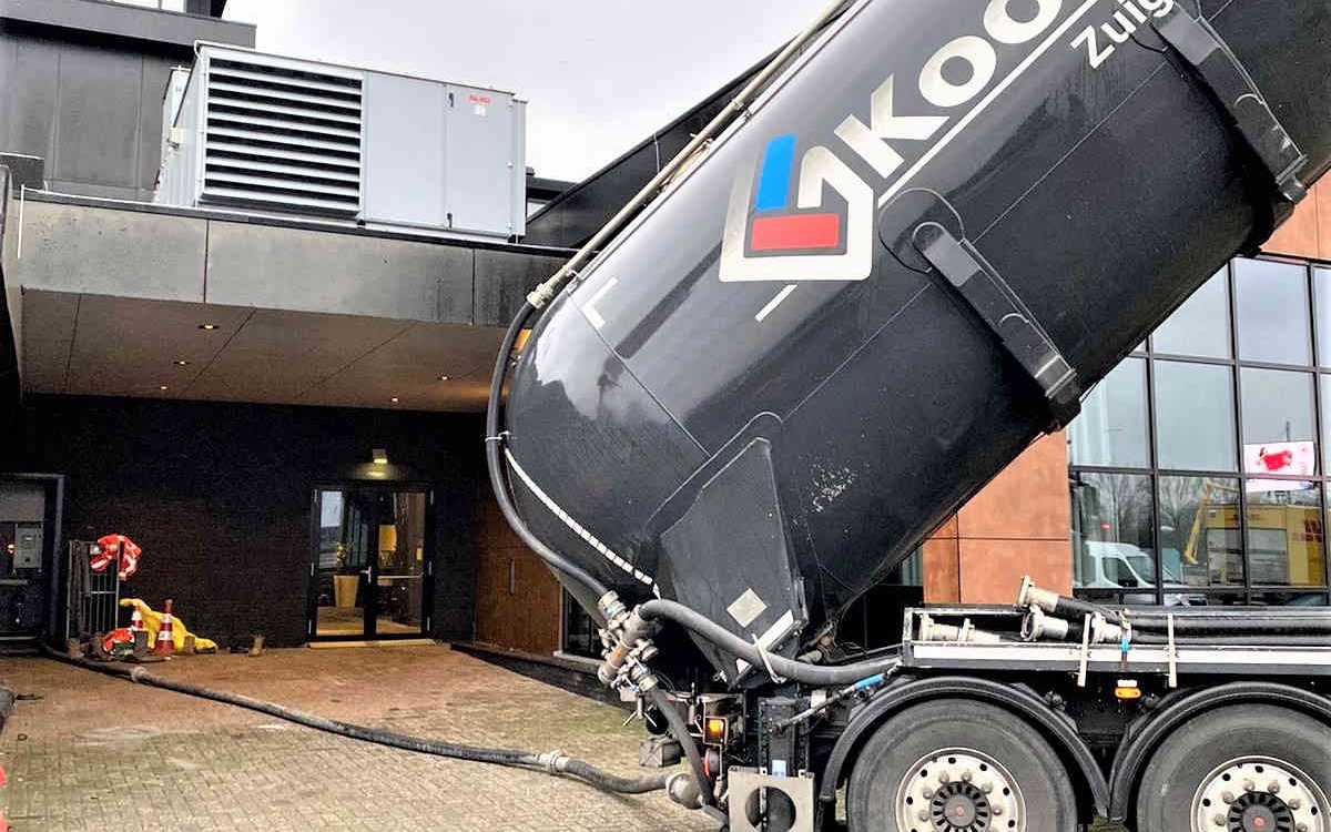 Zandblaas wagen postillion hotel Dordrecht