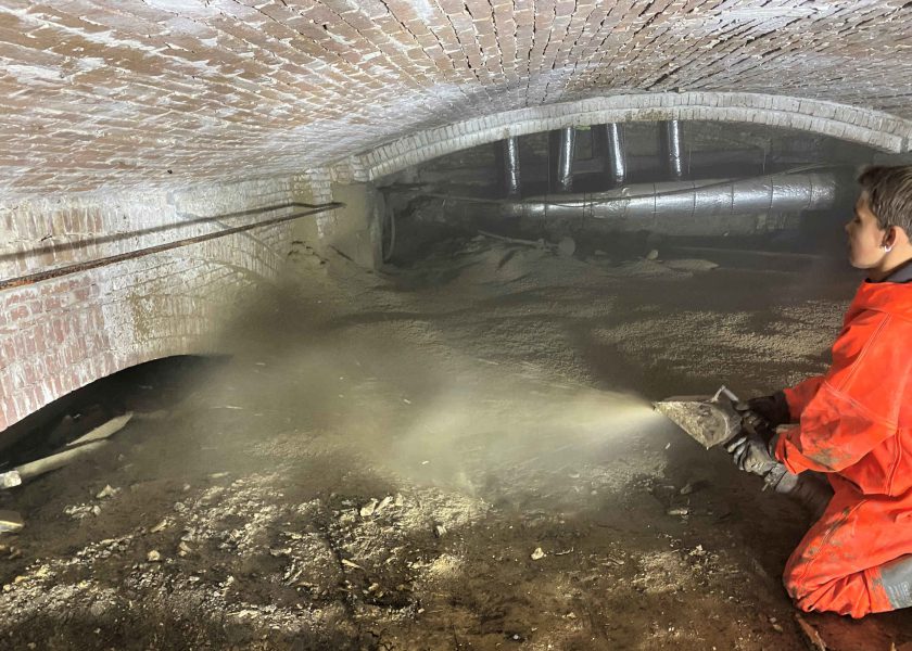 Grondverzakking oplossen door opspuiten zand