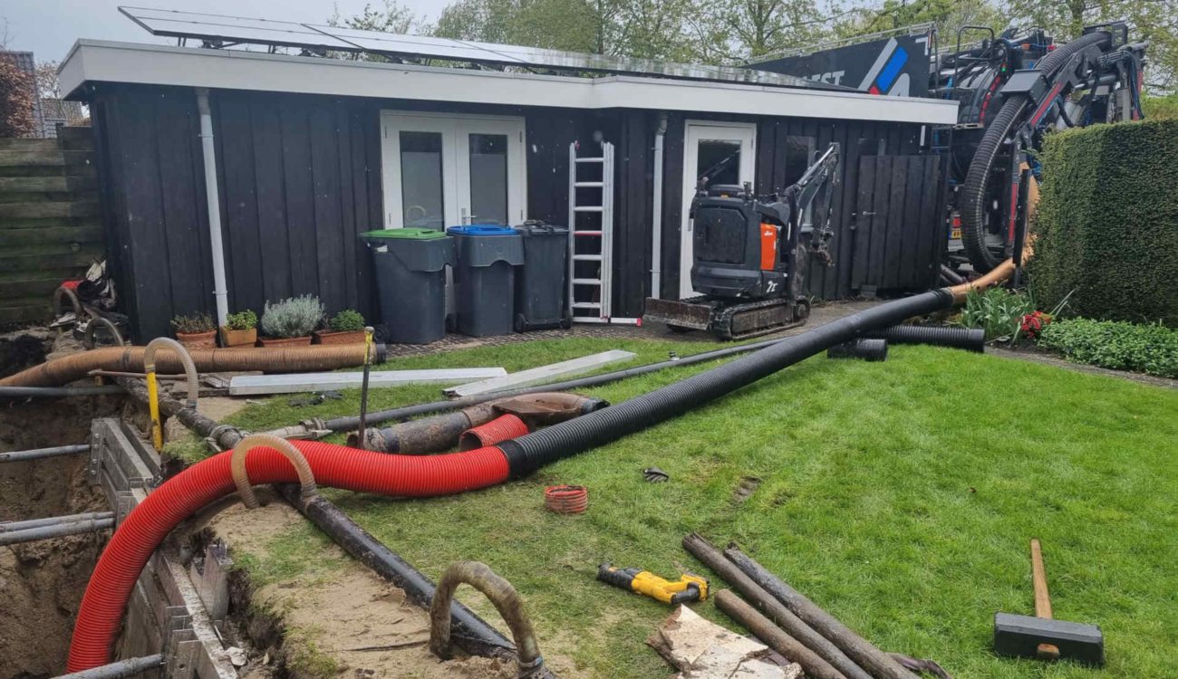 Kelderwand vrijzuigen met zuigtechniek