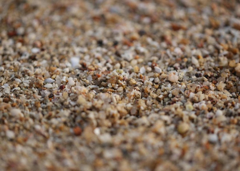 Grove zandkorrels
