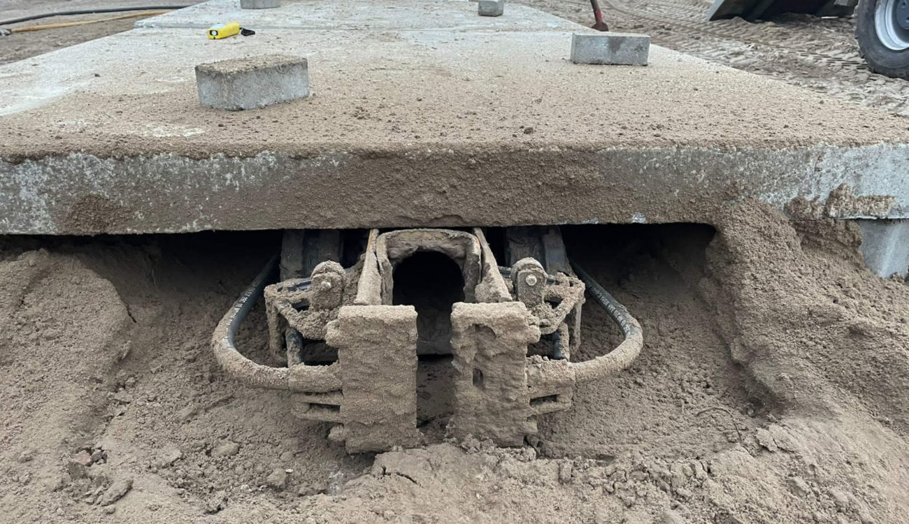 Zuigrobot aan het werk